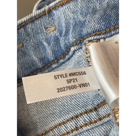 Madewell Jeans Size 28 High Rise Slim Crop BoyJean in Dumas Wash Ripped Edition - Picture 13 of 13